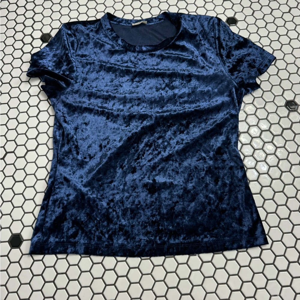 Intimately free people crushed velvet feel shirt size small no tag